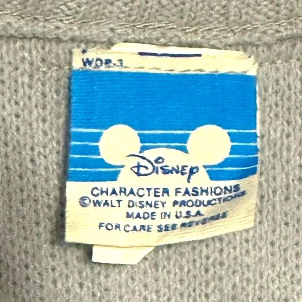 Vintage Disney Mickey Mouse Boys Blue Sweater‎ Vest Size Small 8